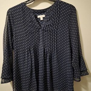 Charter Club Navy Blue Women's Top